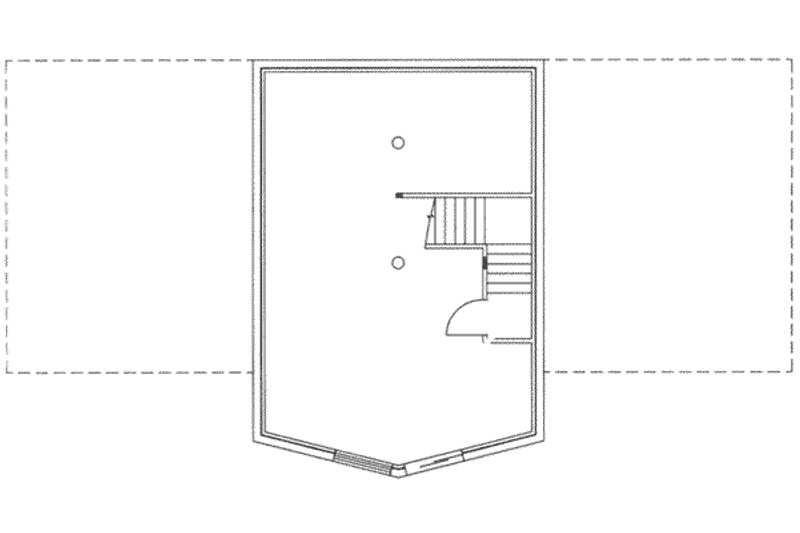 Dream House Plan - Floor Plan - Lower Floor for Log House Plan #117-128 - 3 bed, 2 bath