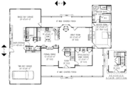 Farmhouse Style House Plan - 5 Beds 2.5 Baths 3005 Sq/Ft Plan #11-125 