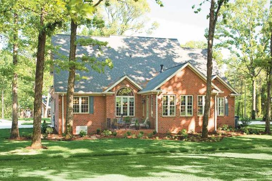 Exterior - Rear Elevation for Craftsman House Plan #927-133 - 3 bed, 2.5 bath