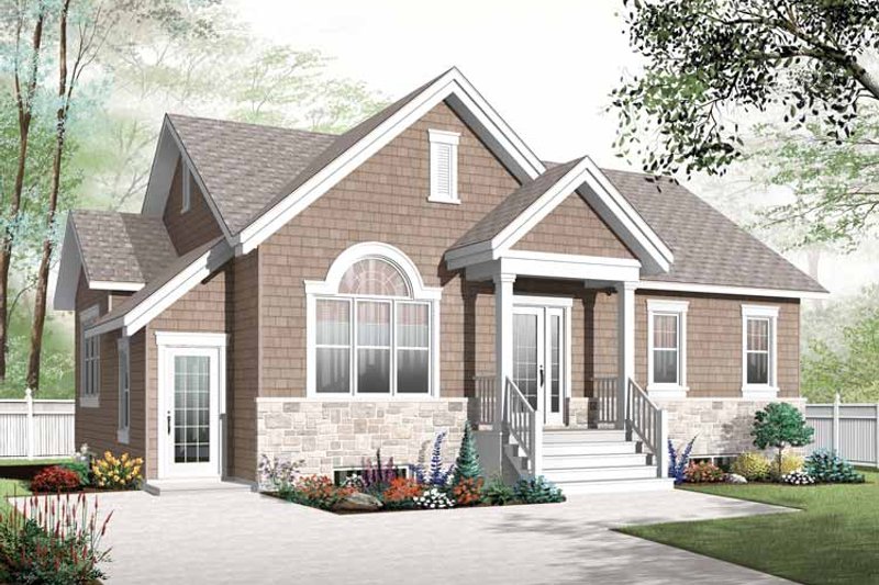Architectural House Design - Colonial Exterior - Front Elevation Plan #23-2522