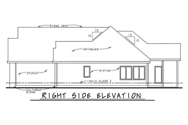 House Design - Right Side Elevation