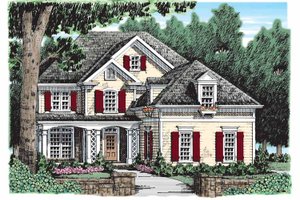 Dream House Plan - Exterior - Front Elevation for Country House Plan #927-913 - 3 bed, 3.5 bath