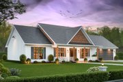 Traditional Style House Plan - 3 Beds 2 Baths 1584 Sq/Ft Plan #54-638 