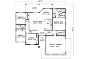 Adobe / Southwestern Style House Plan - 4 Beds 2 Baths 2079 Sq/Ft Plan #1-1423 
