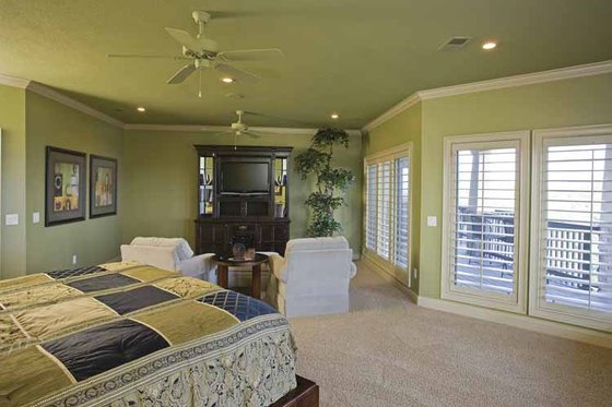 Interior - Master Bedroom for Traditional House Plan #17-3302 - 4 bed, 4.5 bath