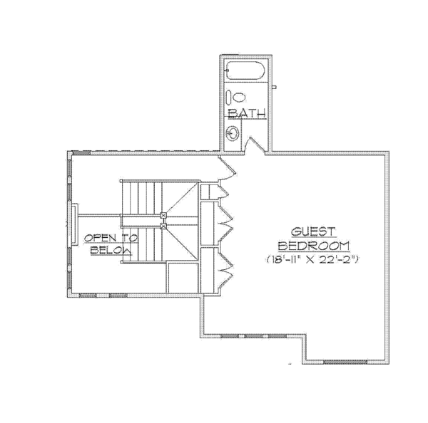 House Plan Design - Craftsman Floor Plan - Upper Floor Plan #945-70