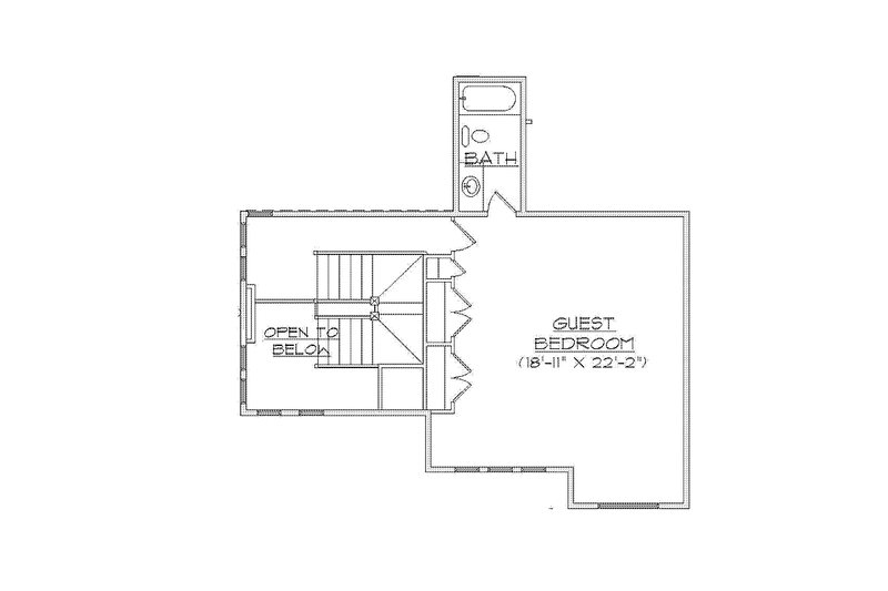 Home Plan - Floor Plan - Upper Floor for Craftsman House Plan #945-70 - 3 bed, 3.5 bath