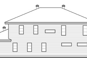 Exterior - Rear Elevation for Contemporary House Plan #23-2599 - 3 bed, 2 bath
