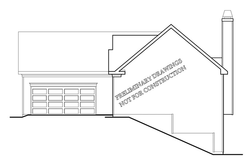 Dream House Plan - Exterior - Other Elevation for Ranch House Plan #927-678 - 3 bed, 2 bath