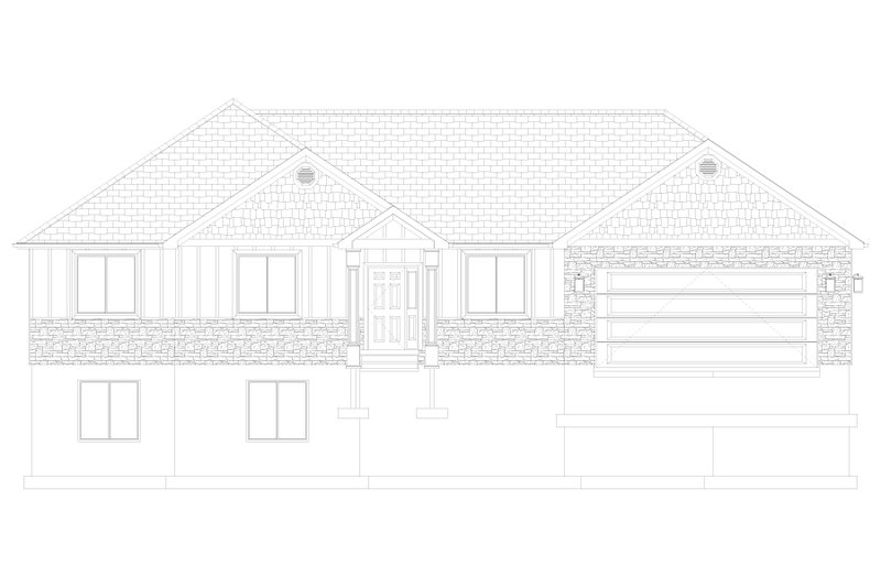 Home Plan - Exterior - Front Elevation 5 for Farmhouse House Plan #1060-218 - 3 bed, 2 bath