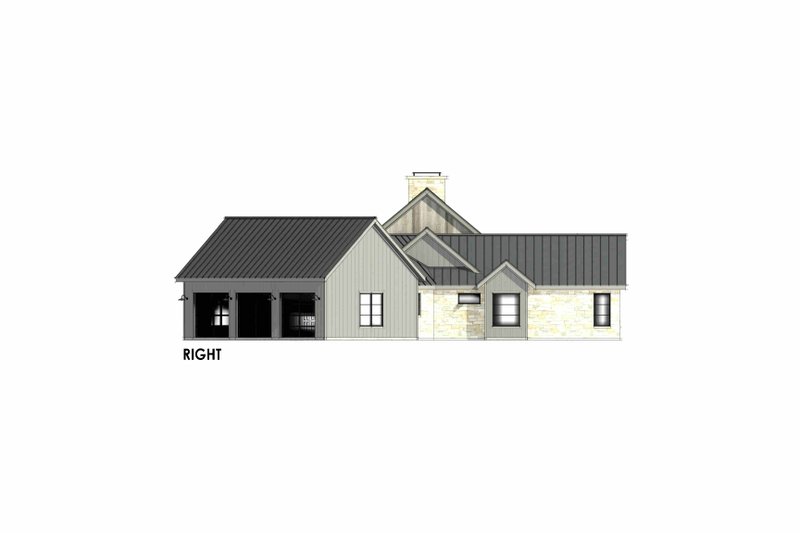 Dream House Plan - Exterior - Other Elevation for Farmhouse House Plan #1096-40 - 4 bed, 4.5 bath
