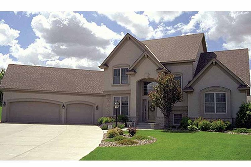 Architectural House Design - Exterior - Front Elevation 3 for Traditional House Plan #51-826 - 3 bed, 2.5 bath