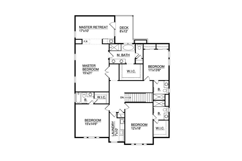 Tudor Style House Plan - 4 Beds 4.5 Baths 4017 Sq/Ft Plan #116-309 ...