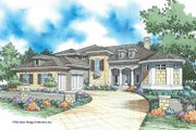 Mediterranean Style House Plan - 6 Beds 4.5 Baths 4398 Sq/Ft Plan #930-334 