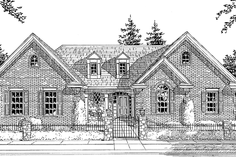 House Design - European Exterior - Front Elevation Plan #46-530