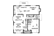 Country Style House Plan - 4 Beds 2.5 Baths 2380 Sq/Ft Plan #3-263 
