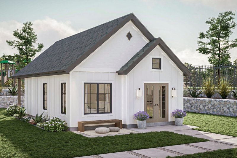 Home Plan - Modern Exterior - Front Elevation Plan #455-519