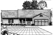 Country Style House Plan - 3 Beds 2 Baths 1504 Sq/Ft Plan #30-304 