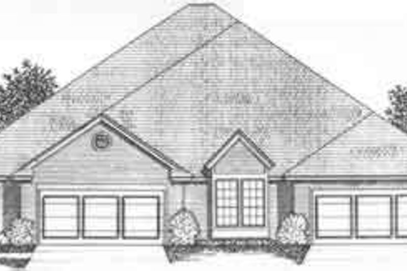 Dream House Plan - Traditional Exterior - Front Elevation Plan #310-457