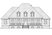 Traditional Style House Plan - 4 Beds 5.5 Baths 4985 Sq/Ft Plan #1054-9 