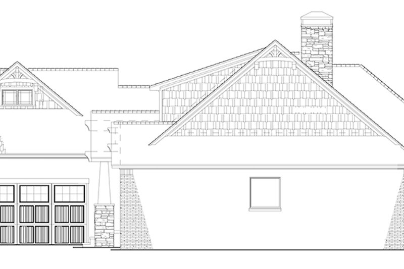 Architectural House Design - Exterior - Other Elevation for European House Plan #17-3403 - 3 bed, 2.5 bath