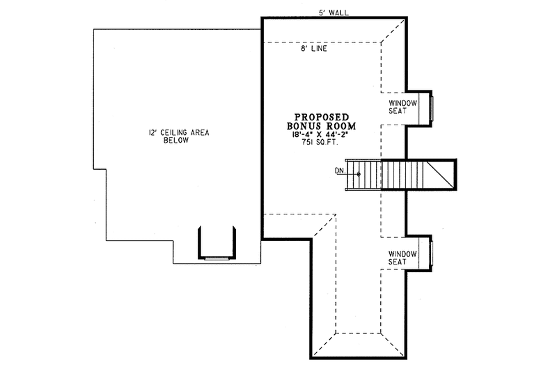 Dream House Plan - Floor Plan - Upper Floor for Traditional House Plan #17-2743 - 4 bed, 2.5 bath