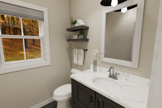 Interior - Bathroom 2 for Farmhouse House Plan #51-1357 - 4 bed, 2.5 bath