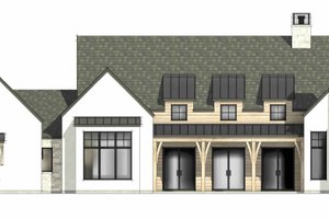 Exterior - Front Elevation 5 for Farmhouse House Plan #1096-124 - 4 bed, 4.5 bath