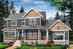 Exterior - Front Elevation 4 for Farmhouse House Plan #23-2651 - 3 bed, 2.5 bath
