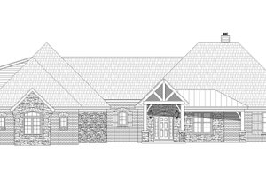 Exterior - Front Elevation 3 for Country House Plan #932-289 - 4 bed, 3.5 bath
