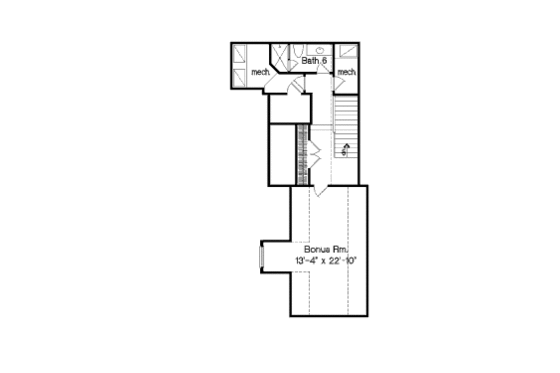 Floor Plan - Other Floor for Mediterranean House Plan #135-188 - 4 bed, 6.5 bath