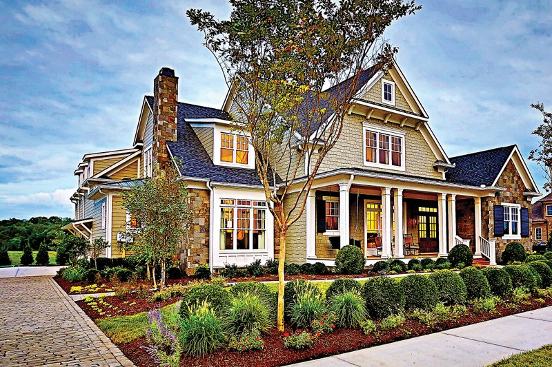 Dream House Plan - Exterior - Front Elevation 3 for Craftsman House Plan #927-5 - 4 bed, 5.5 bath