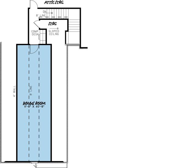 Architectural House Design - European Floor Plan - Other Floor Plan #923-7