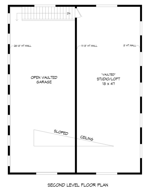 Home Plan - Modern Floor Plan - Upper Floor Plan #932-713