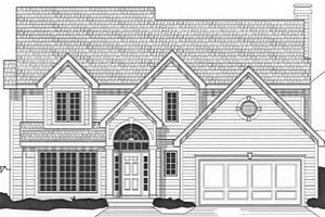 Traditional Exterior - Front Elevation Plan #67-533