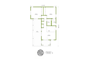 Mediterranean Style House Plan - 2 Beds 2 Baths 909 Sq/Ft Plan #1106-30 