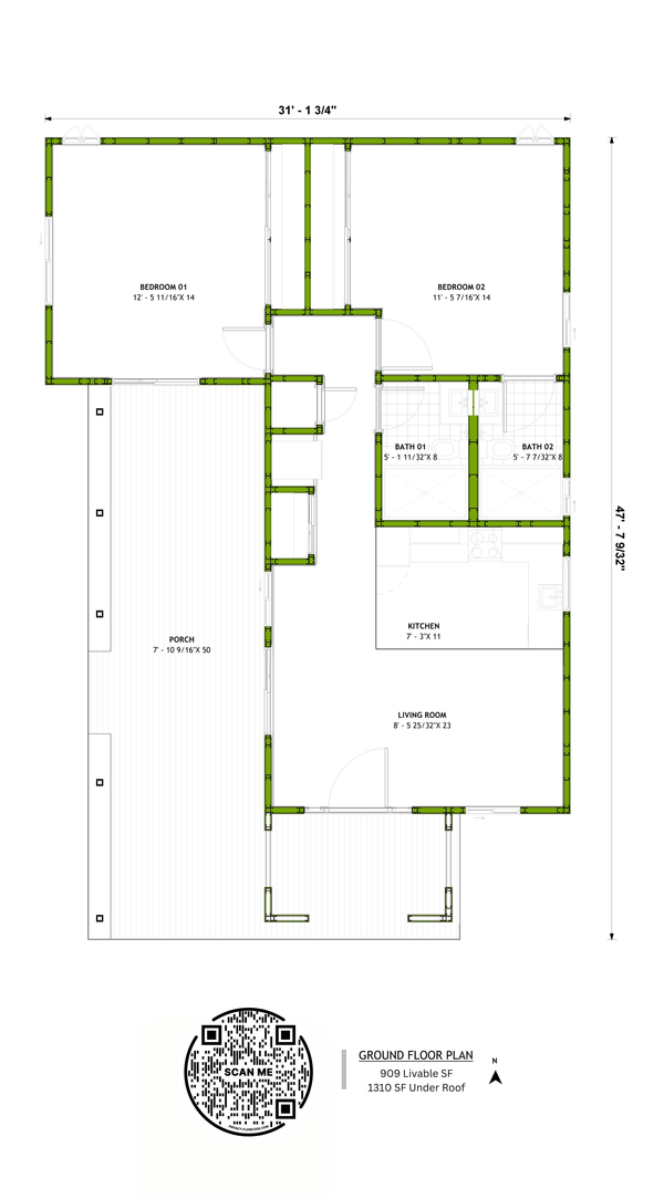 Mediterranean Floor Plan - Main Floor Plan #1106-30