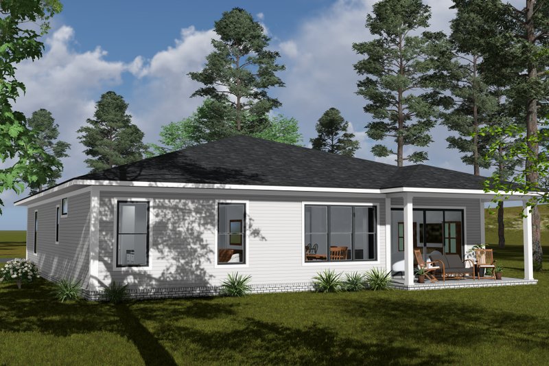 Architectural House Design - Exterior - Other Elevation 3 for Modern House Plan #513-2421 - 4 bed, 2.5 bath
