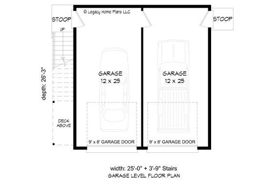 Floor Plan - Main Floor for Contemporary House Plan #932-688 - 1 bed, 1 bath