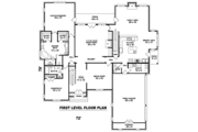 European Style House Plan - 5 Beds 4 Baths 5643 Sq/Ft Plan #81-1639 