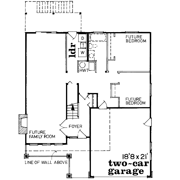 Traditional Floor Plan - Main Floor Plan #47-559