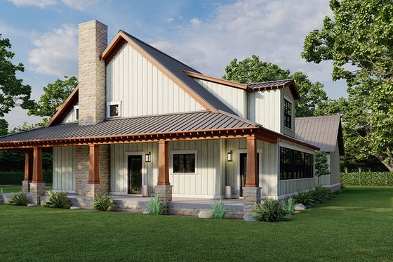 Exterior - Other Elevation 1 for Craftsman House Plan #923-295 - 3 bed, 2.5 bath