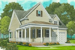 Farmhouse Exterior - Front Elevation Plan #413-792