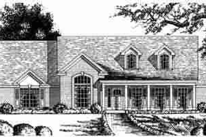 Dream House Plan - Traditional Exterior - Front Elevation Plan #40-226