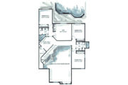 European Style House Plan - 4 Beds 3.5 Baths 4098 Sq/Ft Plan #27-266 