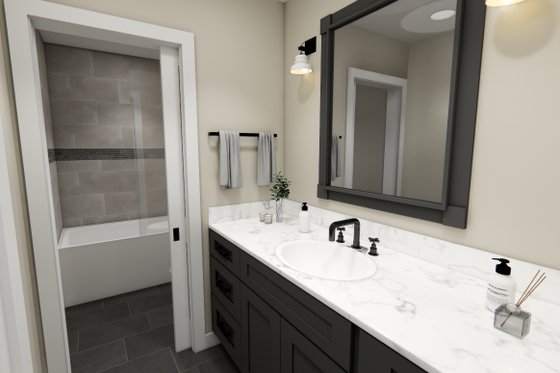 Interior - Bathroom for Farmhouse House Plan #51-1357 - 4 bed, 2.5 bath