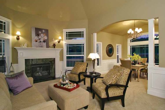 Interior - Family Room 2 for Craftsman House Plan #132-241 - 4 bed, 3.5 bath