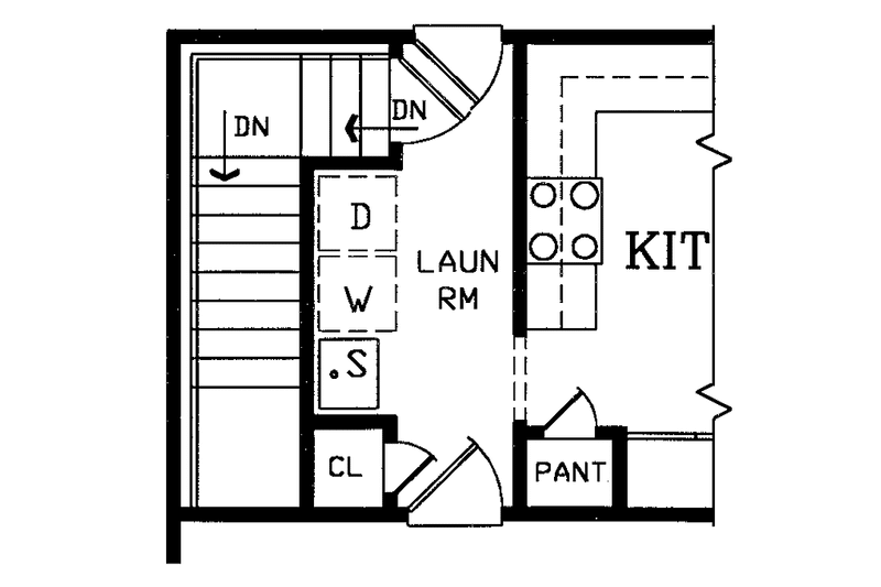 Dream House Plan - Floor Plan - Other Floor for Country House Plan #314-195 - 3 bed, 2 bath