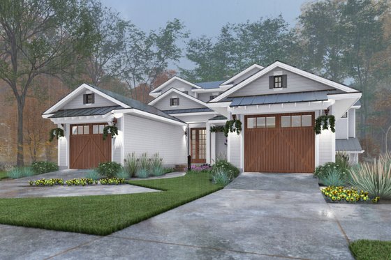 Exterior - Other Elevation 7 for Colonial House Plan #120-288 - 6 bed, 6 bath