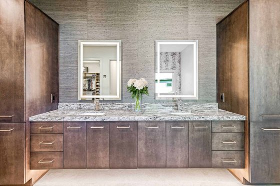 Interior - Master Bathroom for Contemporary House Plan #938-146 - 3 bed, 3.5 bath
